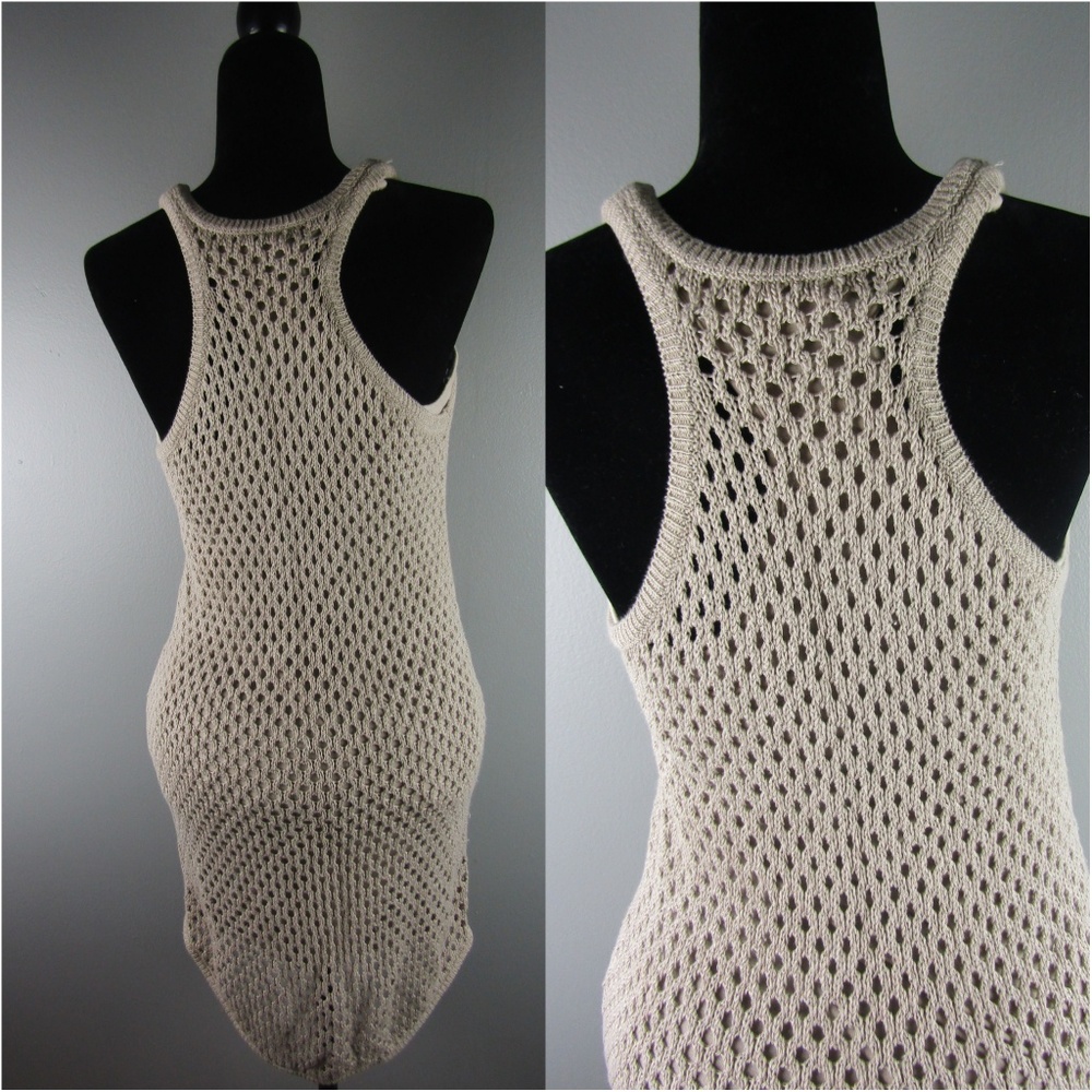 Club Monaco | Abigail Crochet Layered Linen Dress - Picture 4 of 5